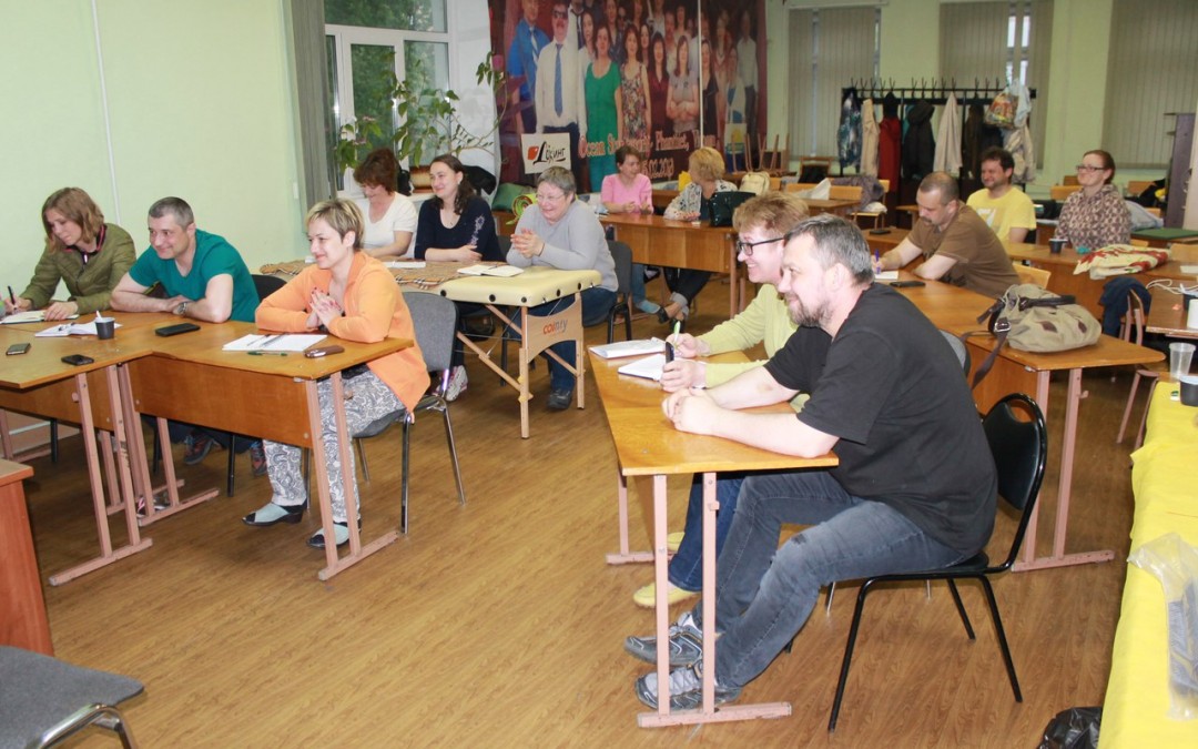 Завершился курс северного массажа в Санкт-Петербурге